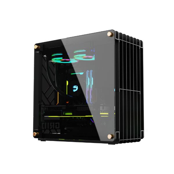 Value-Top Grid Black Mloong Series Open-Frame Gaming Case